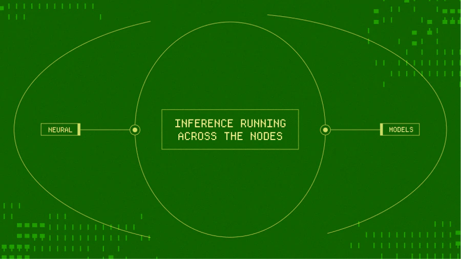 Inference running across the nodes graphic